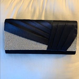 Blue and Silver Evening Bag